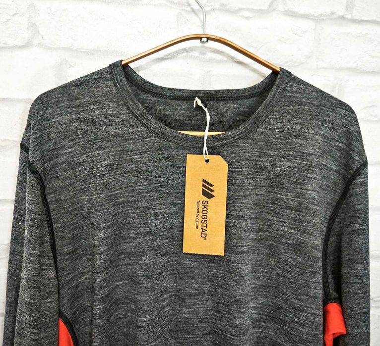 Skogstad 100% Мериносова вълна мъжка фланелка размер XL  НОВО