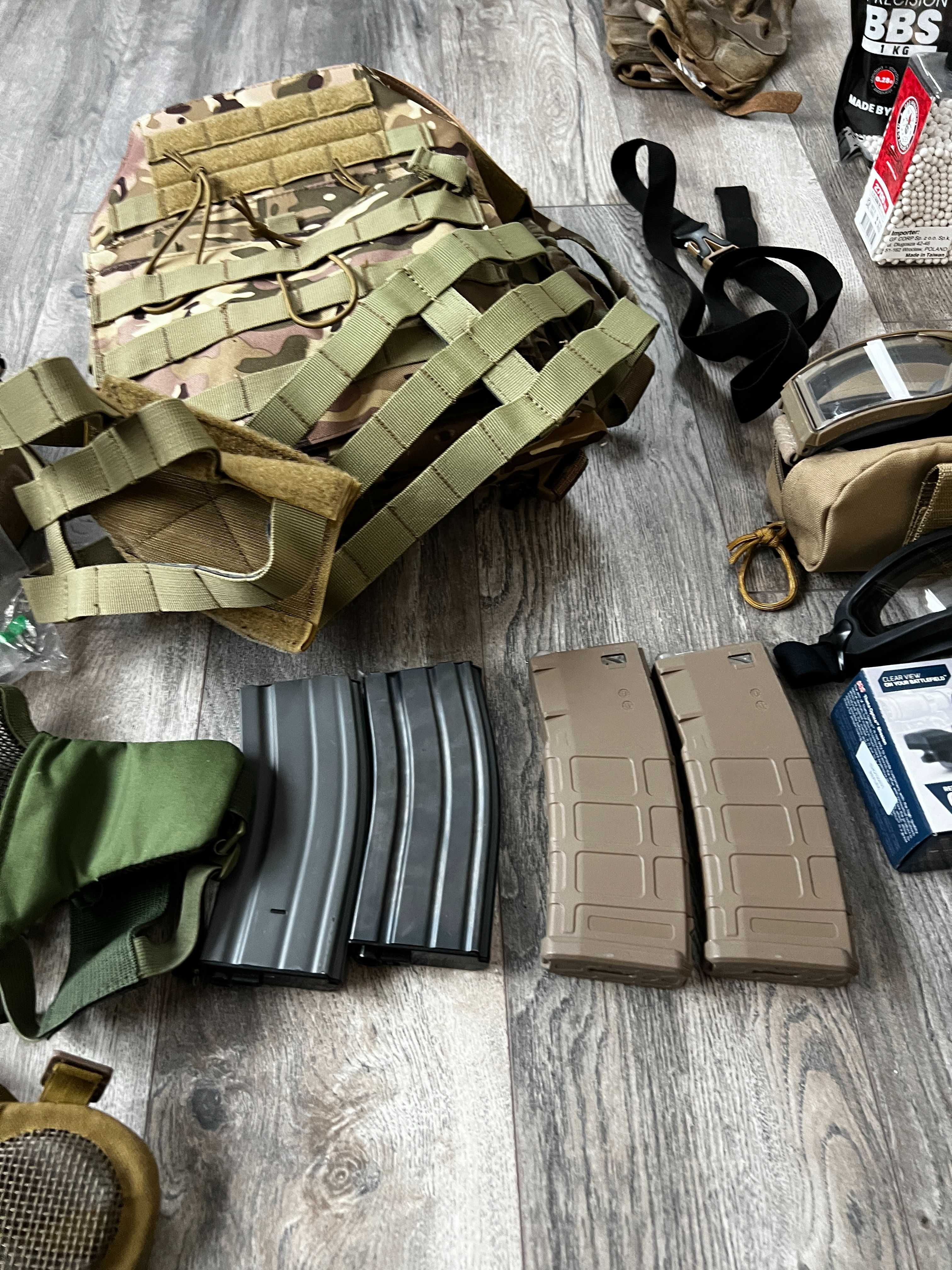Starter Kit Airsoft E&L + echipament + accesori