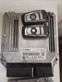 Kit pornire Bmw motor N57 Euro 6 2014  Ecu , cas4 cu CA , 2 chei