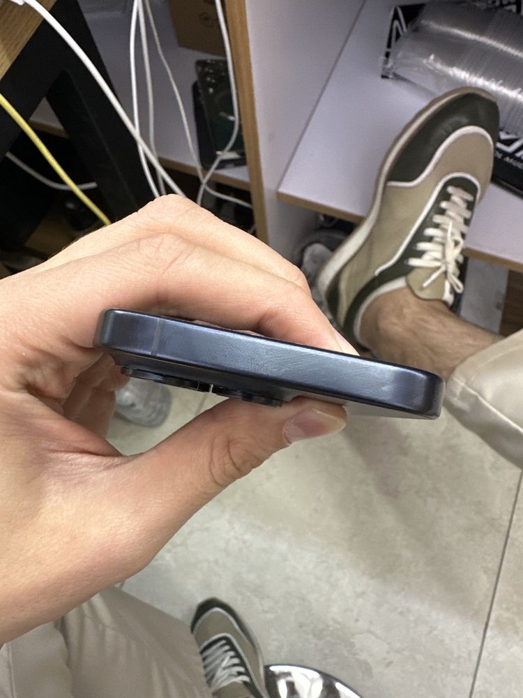 iPhone 15pro blue 128gb 91%