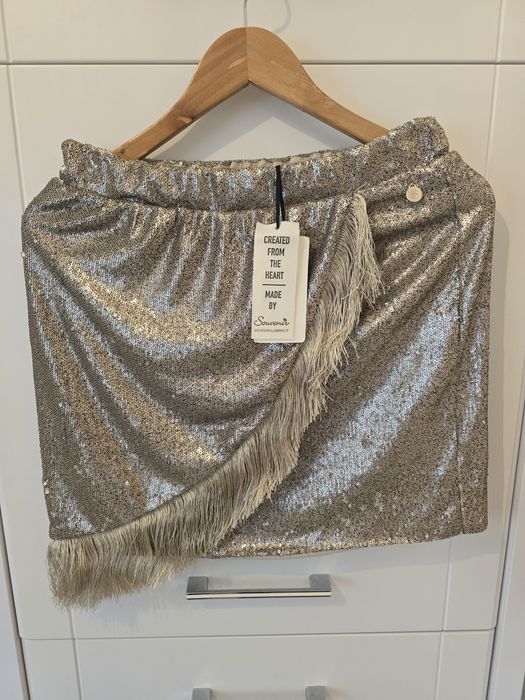 Fusta paiete mar s auriu Souvenir