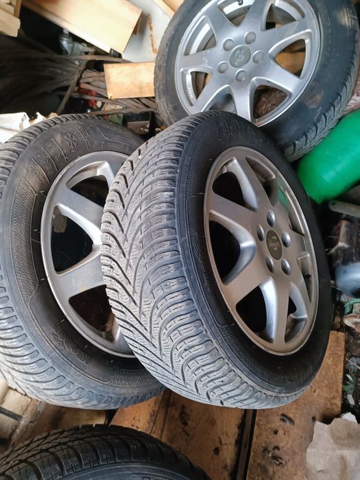 Продавам 4 зимни гуми с джанти