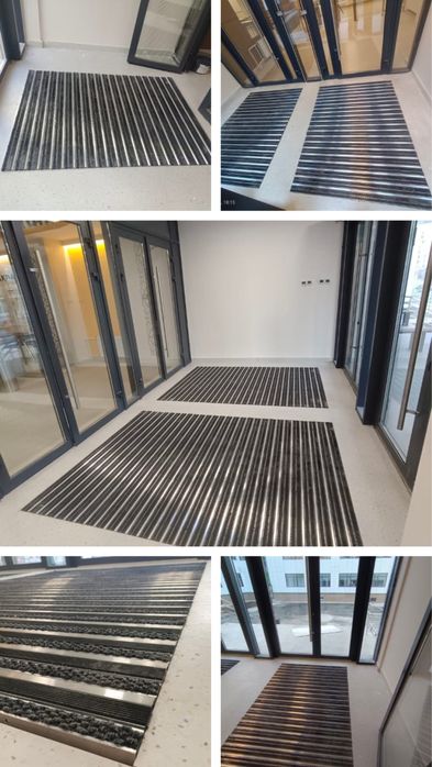 Аллюминевая придверная решетка