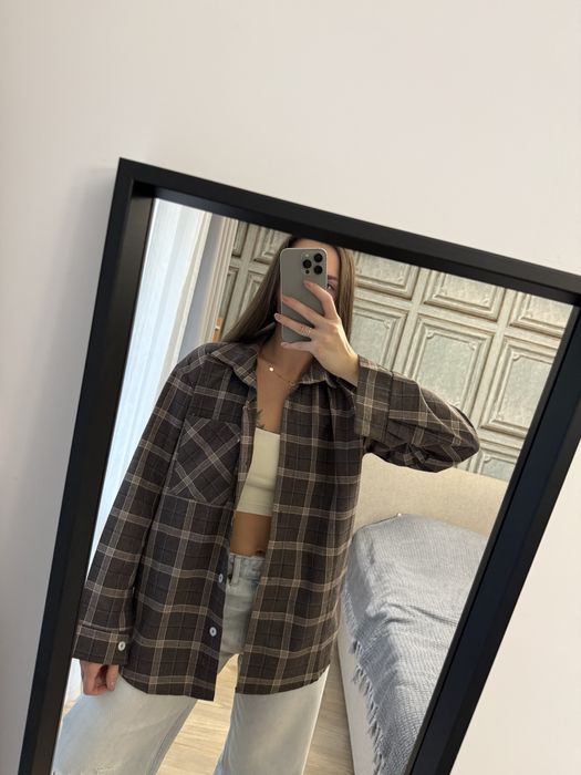 Карирена риза с универсален размер