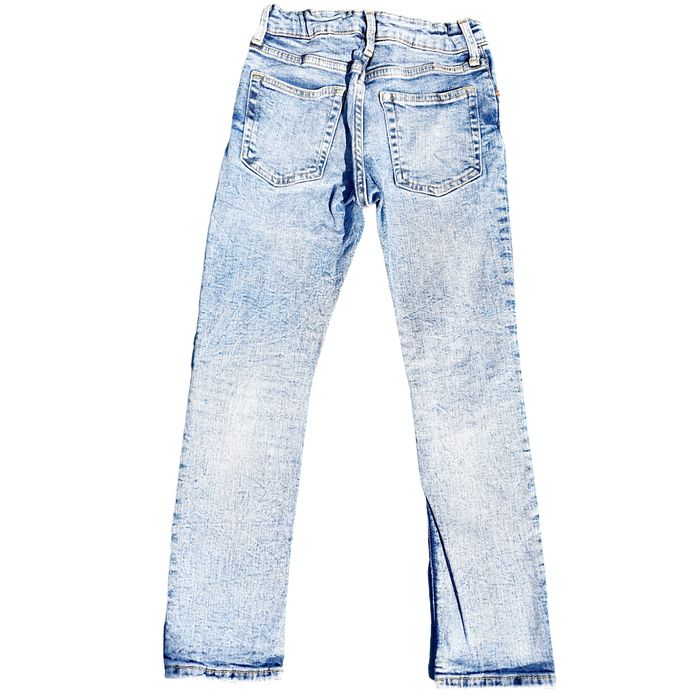 Blugi H&M 6-7 ani, 116-122, fete, bumbac, elastici