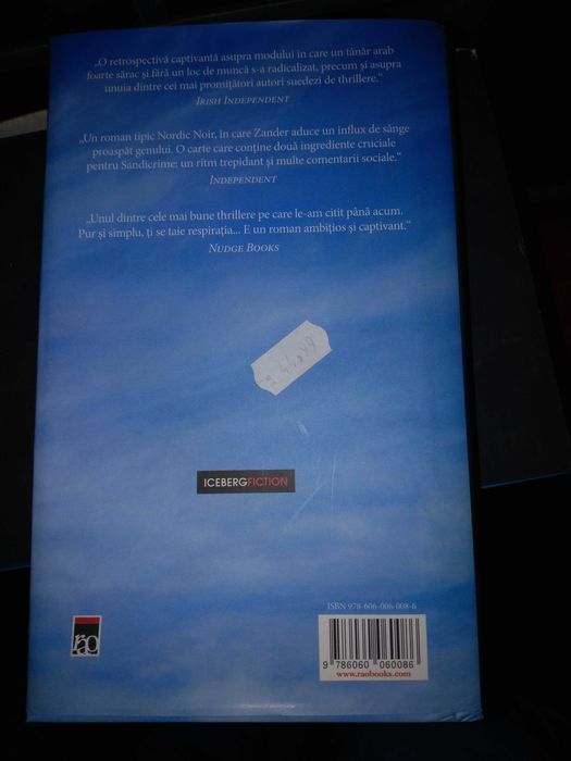 Carte Joakim Zander fratele