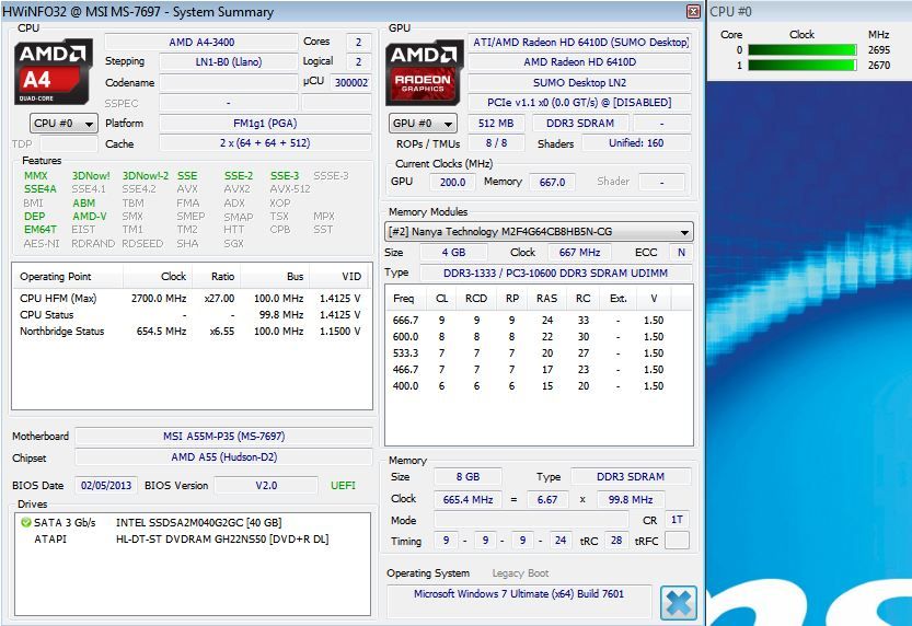 428S.Placa De Baza MSI A55M-P35,2xDDR3,Socket FM1