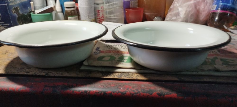 Тарелки эмалированные