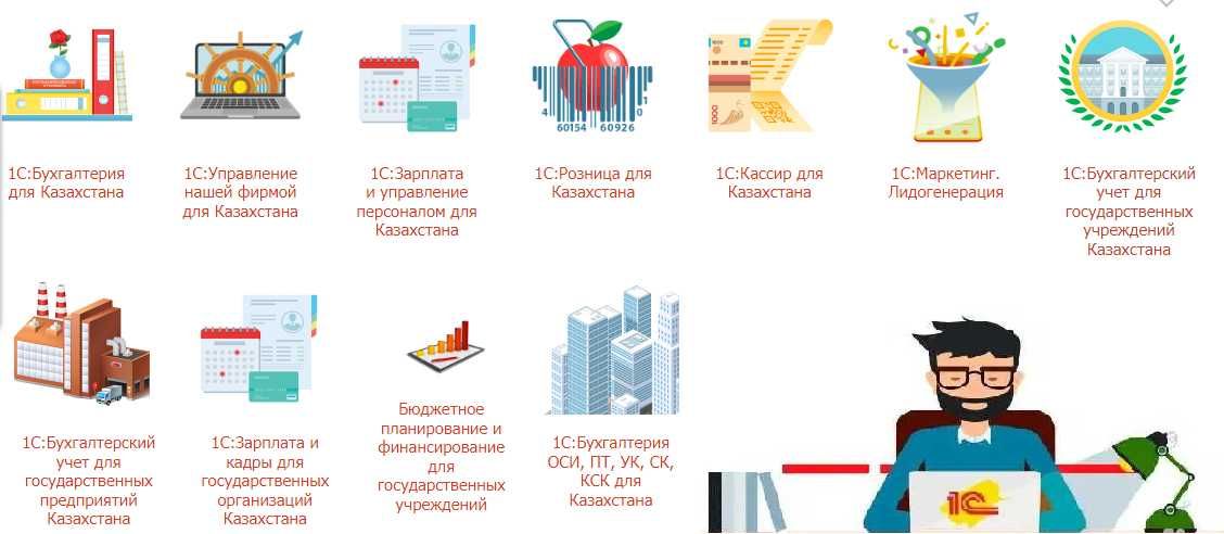 Услуги программиста Атырау, 1С Предприятие, установка, настройка