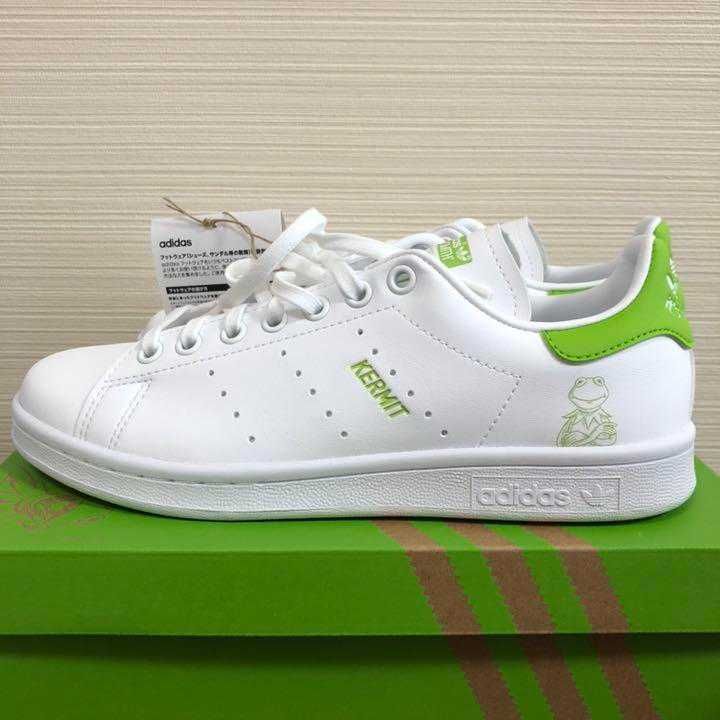 Оригинални мъпетс кецове * ADIDAS STAN SMITH KERMIT * EU38 -38 2/3