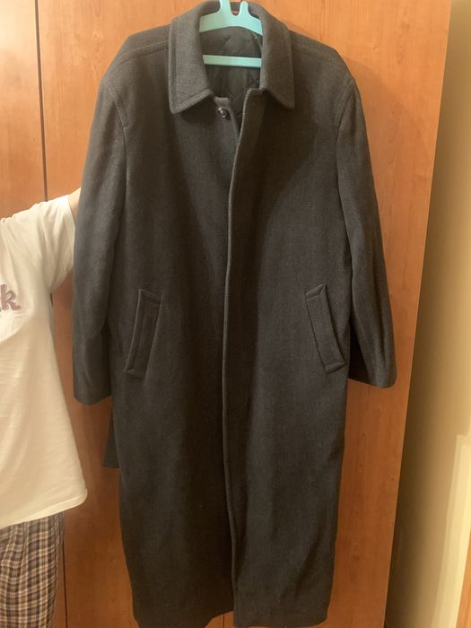 Польто мужские шерсть, черные, серые, Италия. Размер xxl
