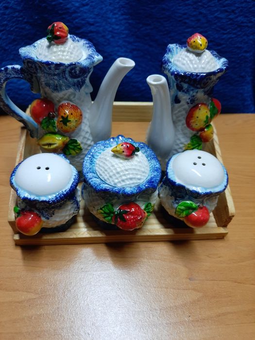 Set cafea/set ceai din cobai