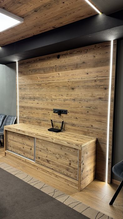 Blat Masa din Lemn Stejar Rusitc Netivit & Mobila Alpin Desgin