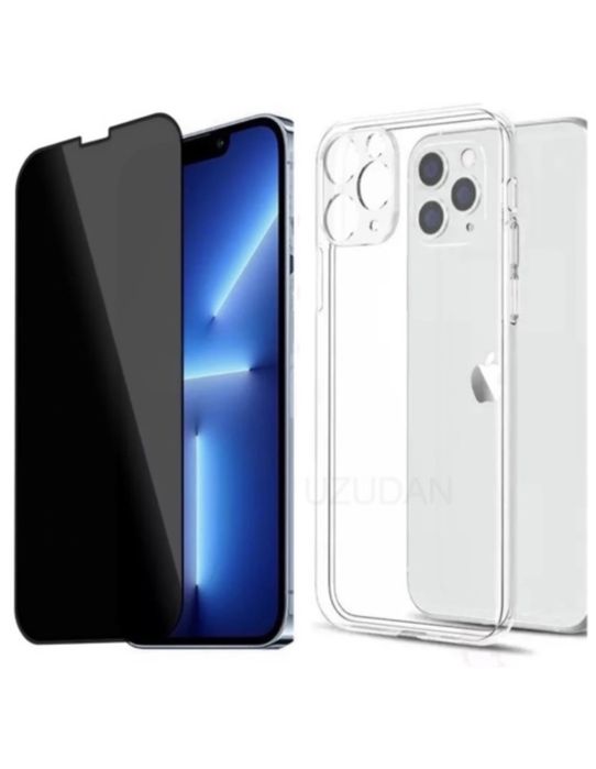 Husa TPU Zoom Case si Folie Sticla Iphone 14/15/16E/17 PRO MAX AIR