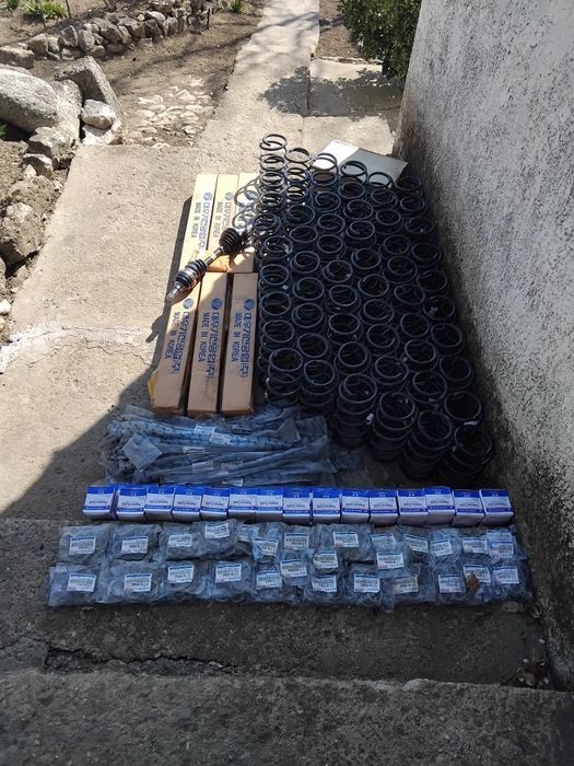 Plăcuțe frână, arcuri, filtru ulei, Cielo, Espero, Nubira, Leganza.