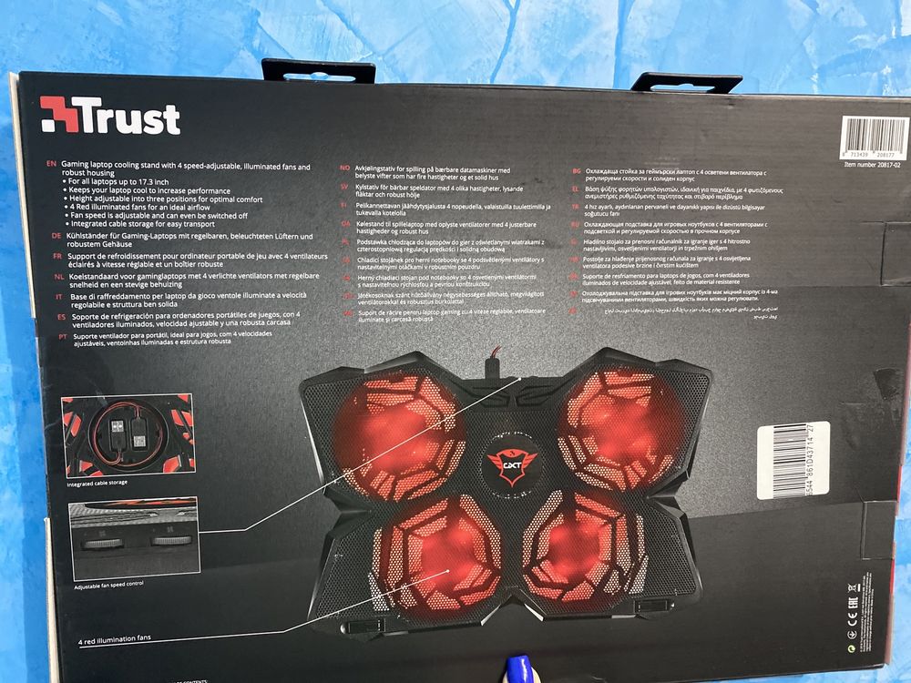 Охладител TRUST GXT 278 cooling stand