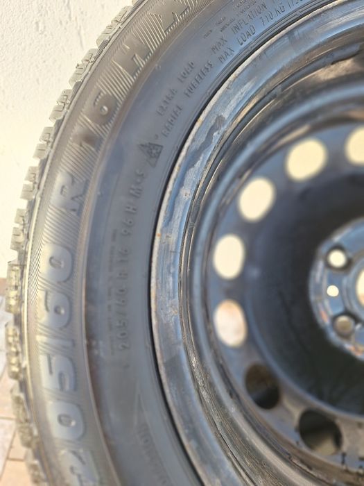 Jannte cu cauciucuri iarna 5×112/205/60/16