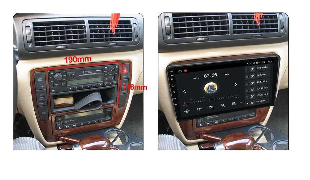 Navigatie VW Passat B5 Bora Polo Golf 4 Skoda Octavia 1 Fabia Superb