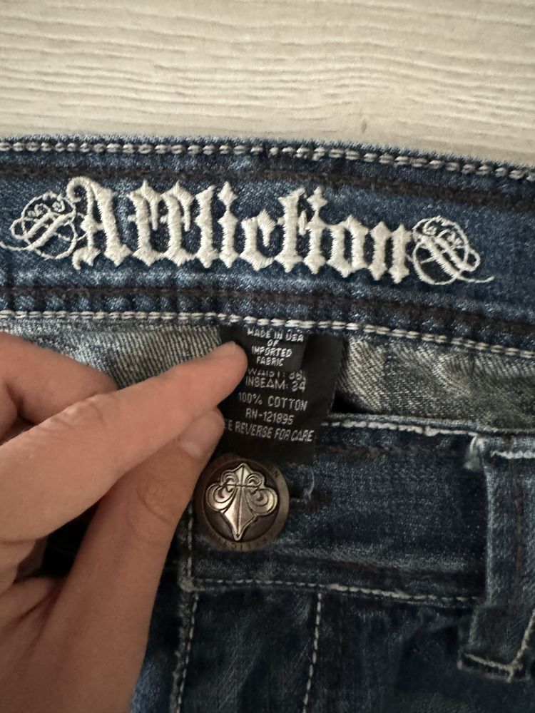 Blugi Baggy Affliction Denim Killer Y2K Vintage