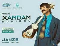 Xamdam Sobirov konserti 24-may 19:00 ga 2-qator biletlar bor