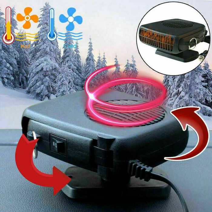 200W МОЩНА КЕРАМИЧНА Печка Духалка Парно кола автомобил Вентилатор