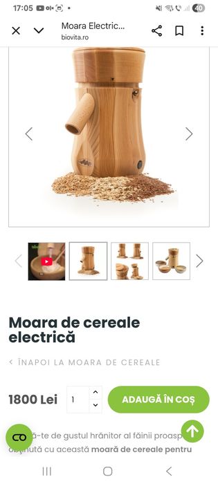 Moara cereale de bucatarie