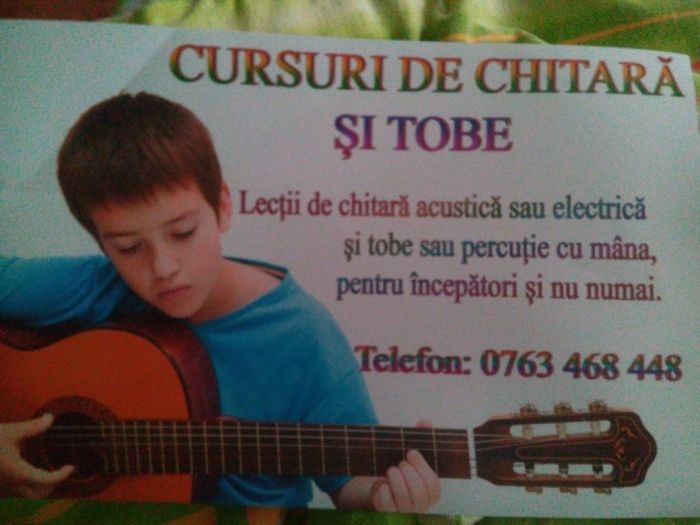 Lecții(Cursuri) Chitară acustic/elect,Bass,ukulele și tobe!!!