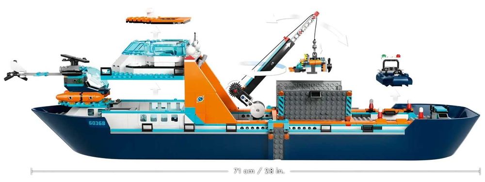 НОВО LEGO City 60368 - Арктически изследователски кораб