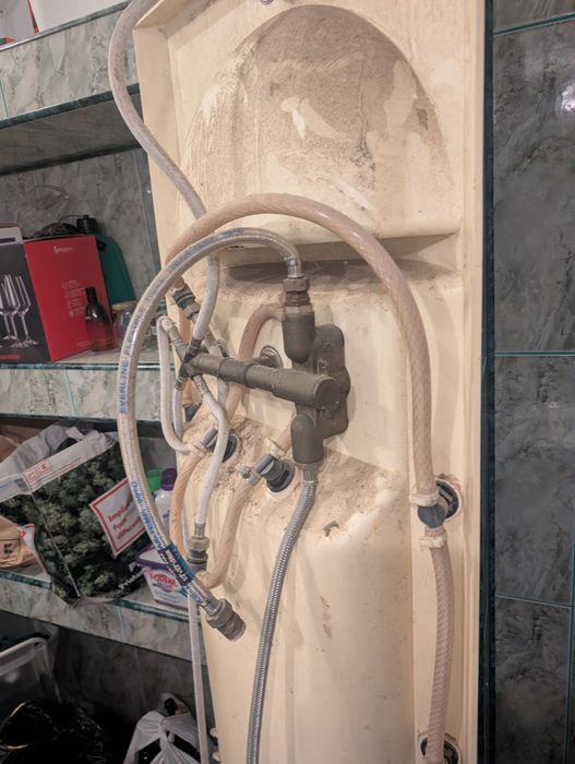 Donez set dus cu hidromasaj și baterie cu termostat