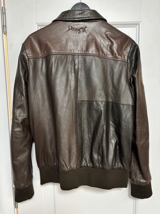 Geaca de piele barbati Desigual M