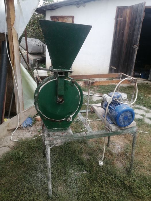 Moara cereale, motor monofazic