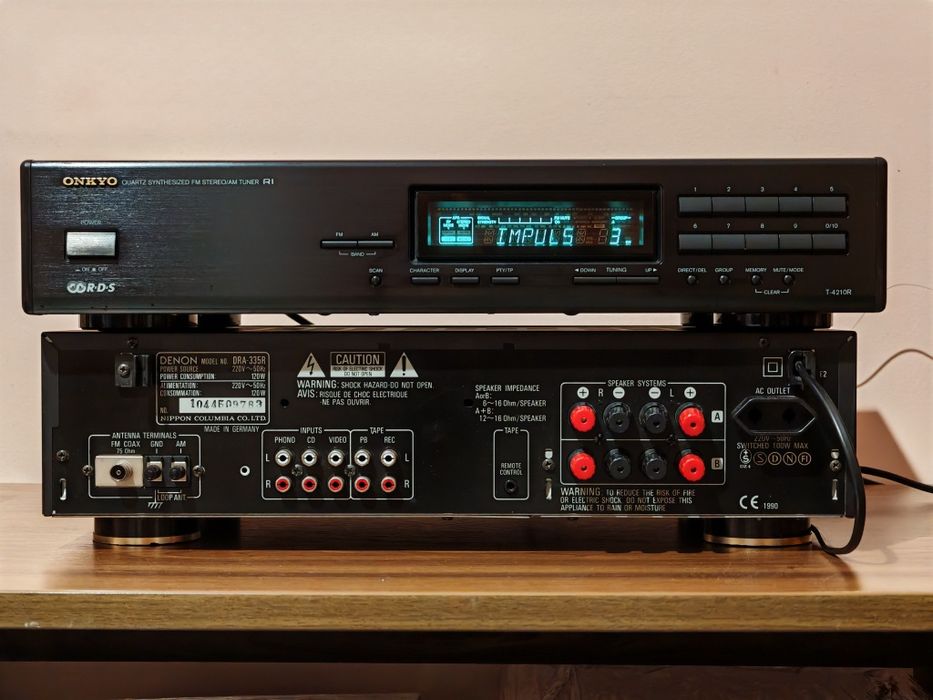 Onkyo T-4210RDS. Tuner top. Receptie de vis. Preț fix !