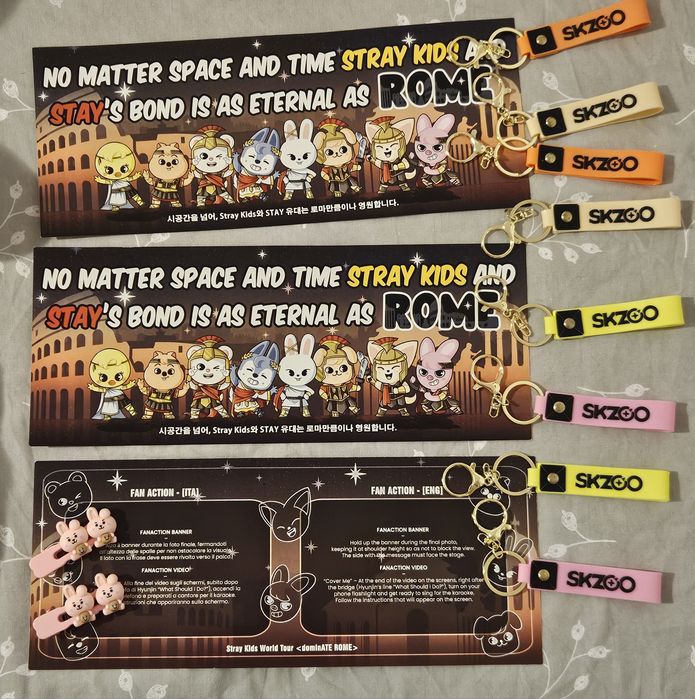 Lot brelocuri si postere Stray Kids kpop