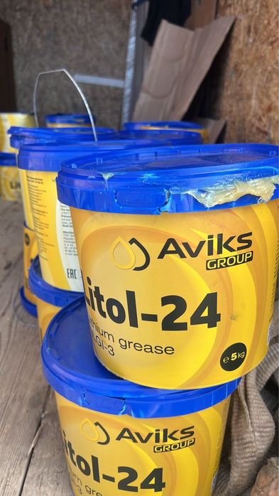 “Продам литиевую смазку Литол-24 Aviks Group, 5 кг — новая, в наличии