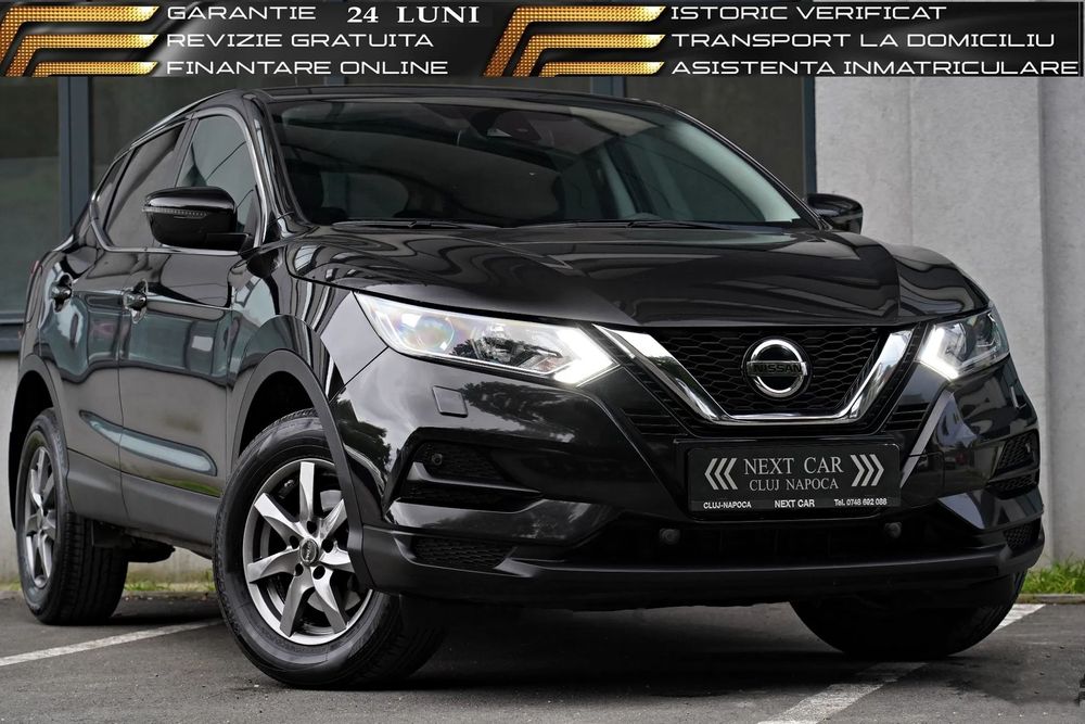 Nissan Qashqai GARANTIE 24 LUNI*RATE*REVIZIE*110Cp*Navi mare*Xenon*Led*Line Assist