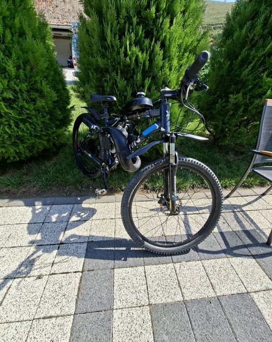 Bicicleta cu motor minarelli hibrid 7 cai reali