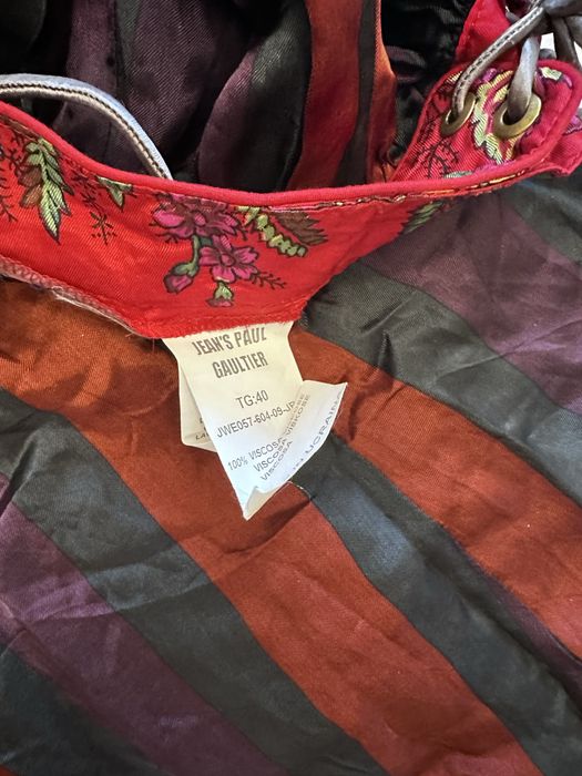 Vand fusta traditionala ucraineana,  vintage Jean Paul Gaultier