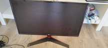 Монитор Gaming LG 24", IPS, FullHD, 75Hz, 1ms, HDMI, DP, 24MP59G-P.AEU