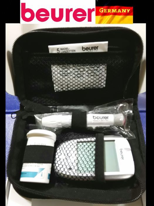 Aparat pt masurarea GLICEMIEI (GLUCOMETRU) BEURER Germania NOU 90 Lei