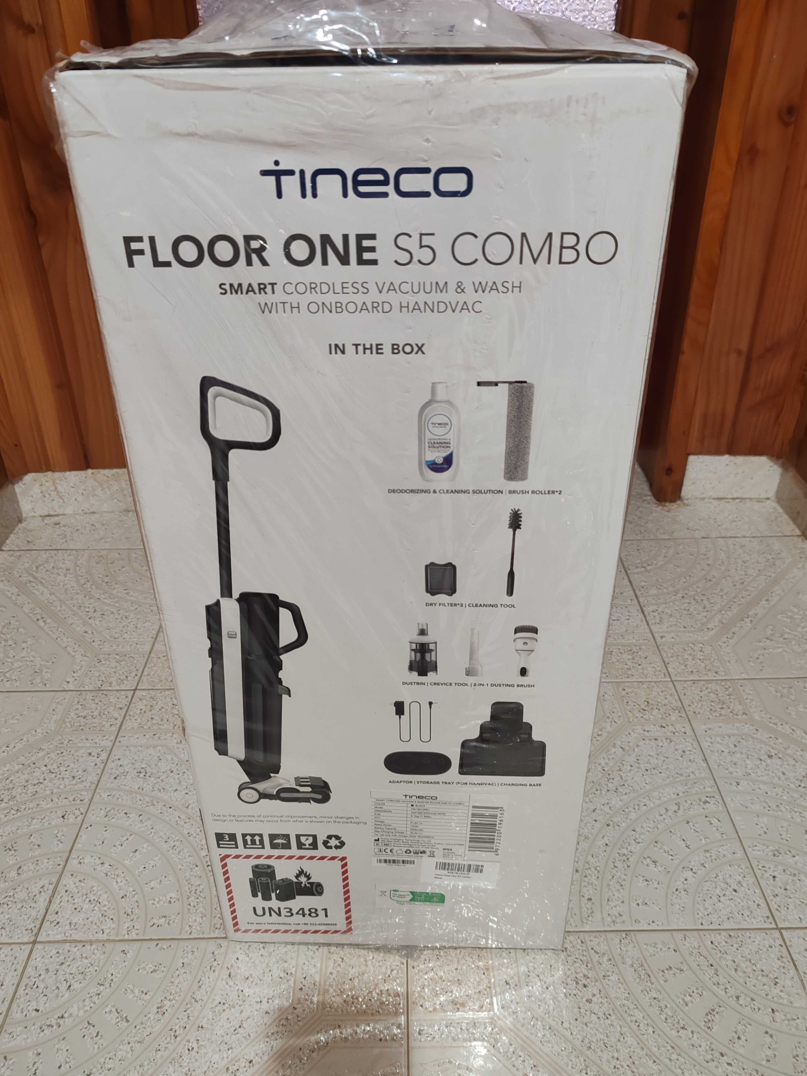 Вертикална прахосмукачка Tineco - Floor One S5 Combo