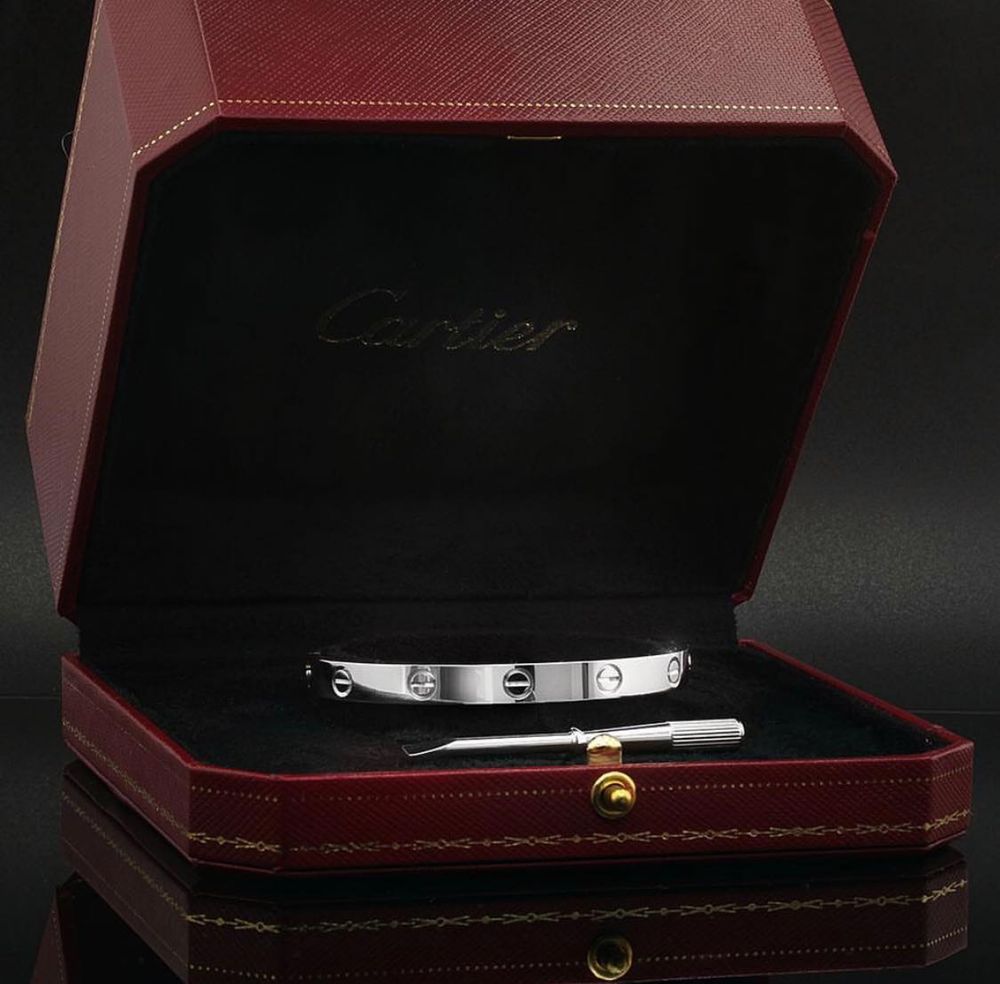Brățară Cartier LOVE 16 White Gold 750