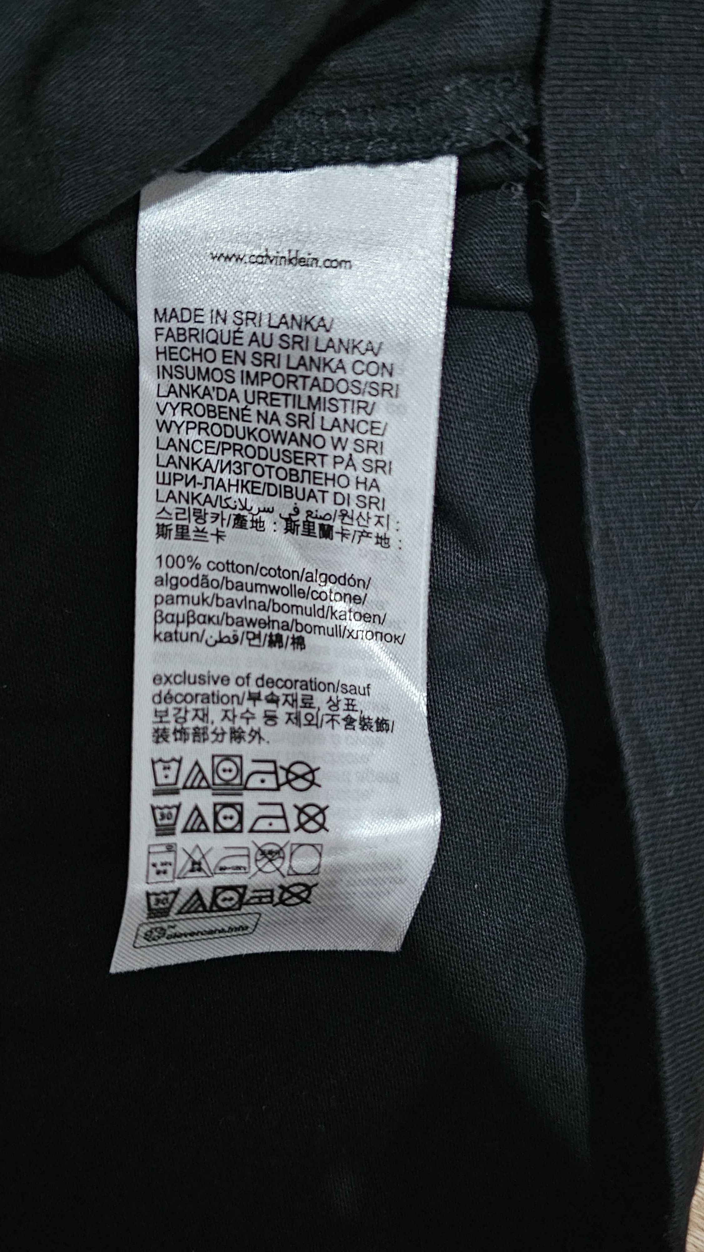 Оригинална Мъжка Черна Тениска Calvin Klein Jeans - Чисто Нова!