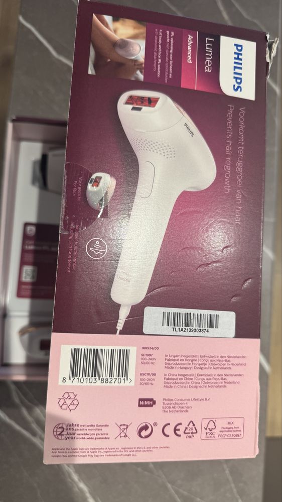 Фотоепилатор Philips Lumea