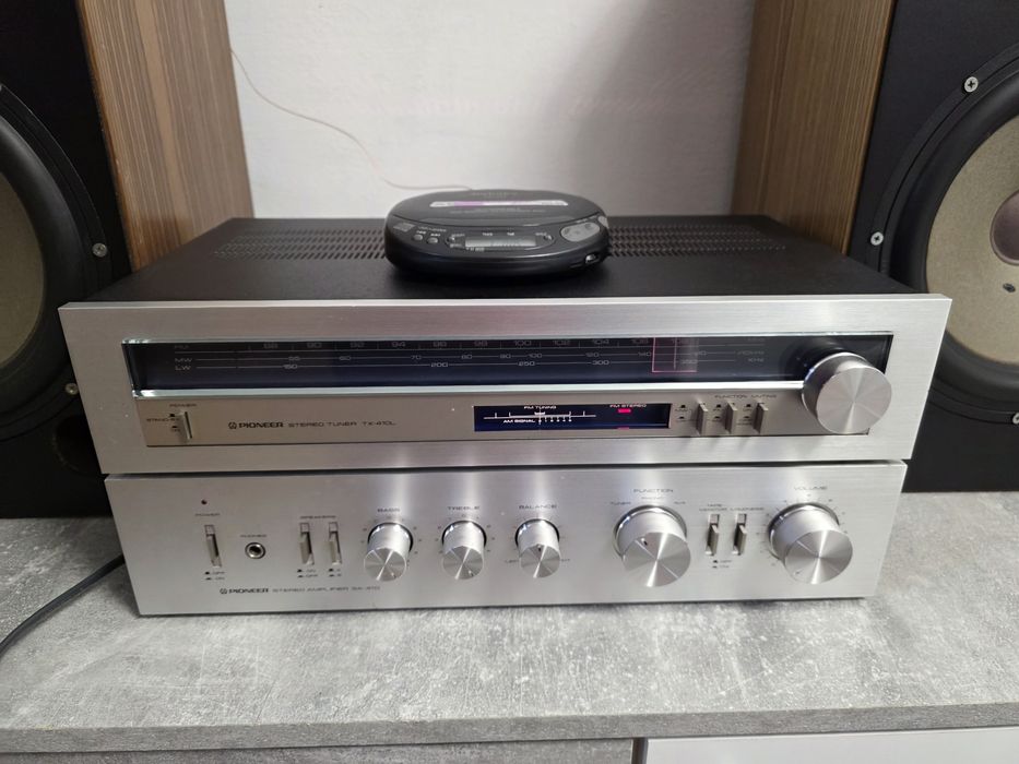Amplificator Pioneer SA-410 +tuner TX-410L în stare perfectă (ca nou)