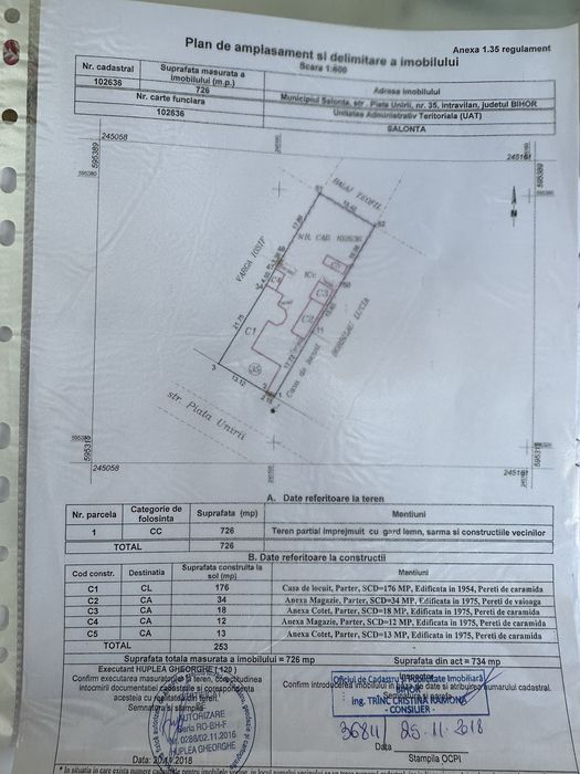 Casa de Vanzare 6 camere, incalzire pe gaz