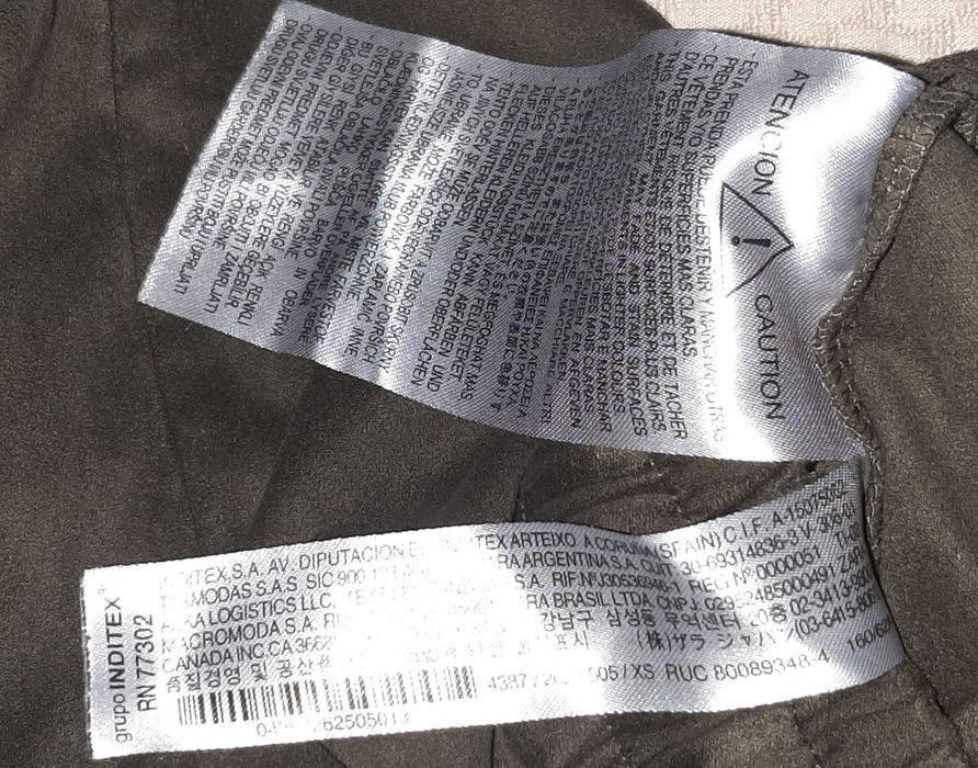 Pantaloni Zara marimea XS,purtati de doua ori,impecabili