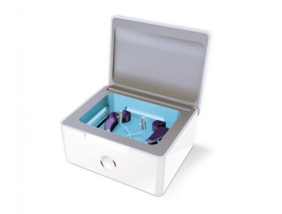 Dispozitiv uscare si dezinfectare aparate auditive