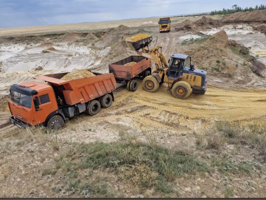 Услуга камаза. Перевозка сыпучих грузов.