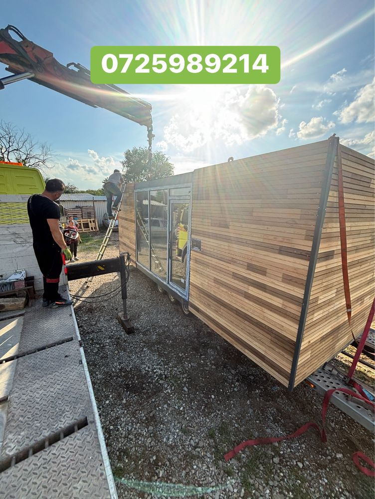 Vand container premium cu riflaj de lemn stratificat transport oriunde