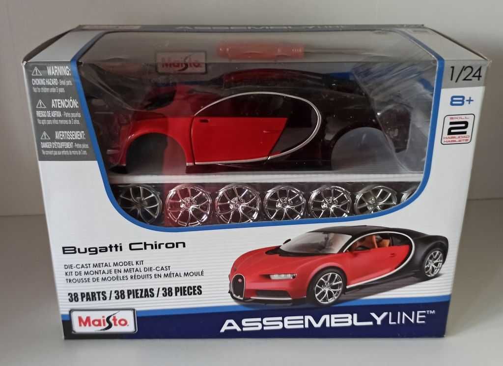 Macheta Bugatti Chiron - Maisto KIT Montaj 1/24